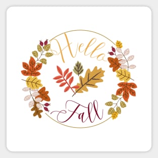 Hello Fall! Magnet